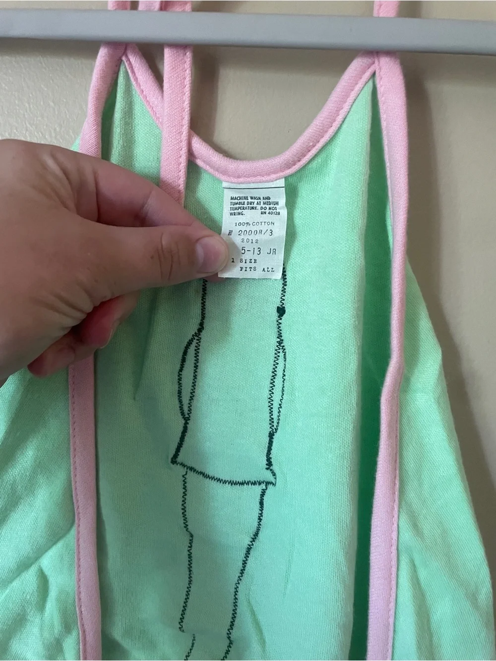 1970s Halter Top with Hawaiian girl appliqué